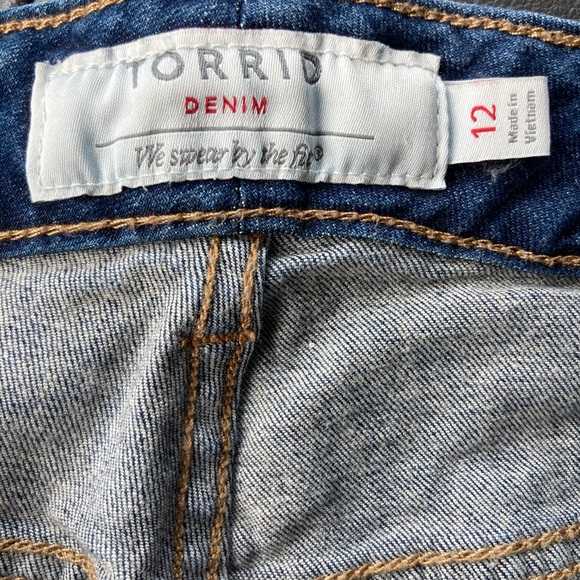 *SOLD*Torrid Denim Shorts - Picture 5 of 6